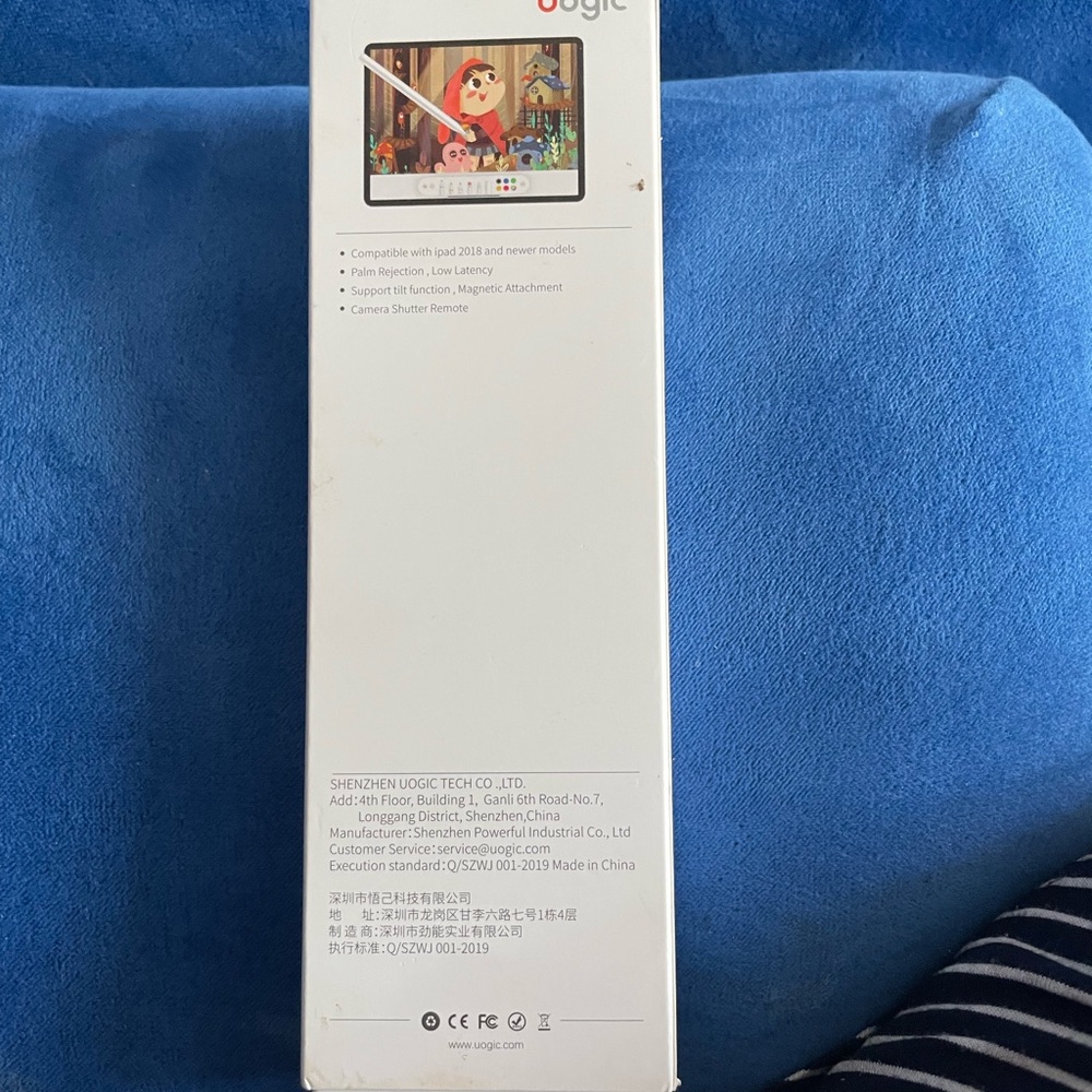 Uogic pen compatible with iPad 2018 and newer models